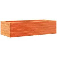 VidaXL Pflanzkübel Wachsbraun 90x40x23 cm Massivholz Kiefer