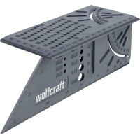 WOLFCRAFT - 3D-Gehrungswinkel 45° und 90° als Streichmaß für