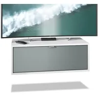 Vladon Lowboard, Graphit, 80x29x37 cm, Wohnzimmer, Wohnwände, Lowboards, Lowboards