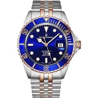 Revue Thommen Herren Armbanduhr Automatik Diver bicolor 42 mm