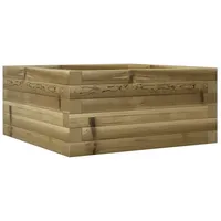 VidaXL Pflanzkübel 50x50x23 cm Kiefernholz Imprägniert