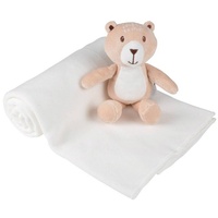 Douceur d'intérieur Babydecke mit Kuscheltier foret, Baumwolle