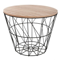 Atmosphera - Couchtisch Kumi schwarz - D 38 cm