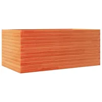VidaXL Pflanzkübel Wachsbraun 110x60x46 cm Massivholz Kiefer
