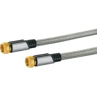 Schwaiger AINSTEIN SAT Anschlusskabel 1,0m, F-Stecker F-Buchse, 110 dB