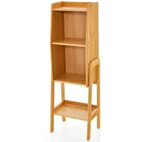 Costway Bücherregal 26,5 x 37 x 113 cm Beige