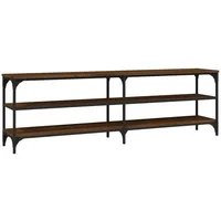Furnicato TV-Schrank Braun Eichen-Optik 160x30x50 cm Holzwerkstoff