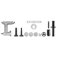 KitchenAid Metallfleischwolf Set mit Spritzgebäckvorsatz + 5KSMMGA Gr. 8