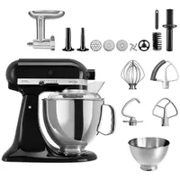 KitchenAid 4,8 L 5KSM175 Artisan Küchenmaschine Meatlover mit Ganzmetall-
