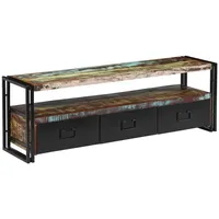 Furnicato TV-Schrank Altholz Massiv 120x30x40 cm