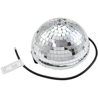 Satisfire Spiegelkugel halb 20cm Discokugel Spiegel-Halbkugel silber