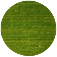 Pergamon Natur, Grün, Textil, Rund, 200x200 cm, Teppiche &