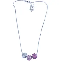 COLLEZIONE ALESSANDRO Kette mit Anhänger Stacy rosa / Kristall