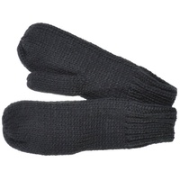 Seeberger Strickhandschuhe (1-St) Damenhandschuhe mit Futter schwarz