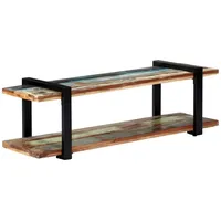 Furnicato TV-Regal 130x40x40 cm Altholz Massiv