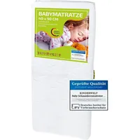 Kinderwelt Babymatratze 40x90 cm, Schaumkernmatratze gesteppt, Matratze für Babybett,