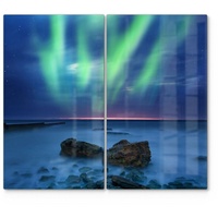 Deqori Herdabdeckplatten Glas | 2er Set 60x52 cm |