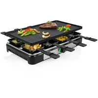 Tristar - raclette für 8 Personen Grillplatte wendbar 42x23cm