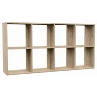 Topeshop Bücherregal 2x4 147 x 30 x 200 cm
