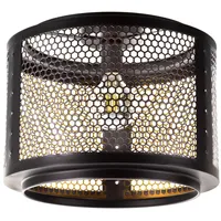 Nowa Vito 1x E27 rund schwarz/gold