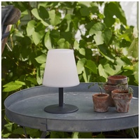 StarTrading LED Garten Tischlampe - H: 26,5cm - weißer