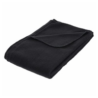 Atmosphera - Fleecedecke - Fleece - schwarz - 125x150