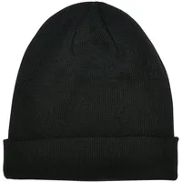 URBAN CLASSICS Unisex TB5650-Recycled Basic Beanie Hat, Black, one