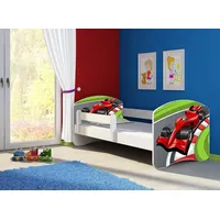 Clamaro Kinderbett, Babybett 70x140, 80x160, 80x180cm Juniorbett, Kind, Motiv,