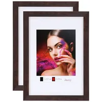 Ideal Trend Bilderrahmen Holz Nuss 20x30 cm 2er Set