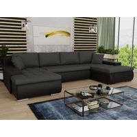 Sofnet Wohnlandschaft mit Schlaffunktion Faris U-Form - Couch, Schlafsofa