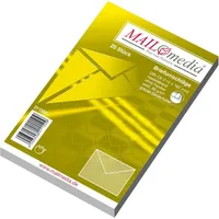 MAILmedia 50 (2x 25) Briefumschläge Din C6 weiss mit