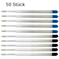 Livepac-Office 50 Kugelschreiberminen / Großraumminen / Schreibfarbe: je 25x