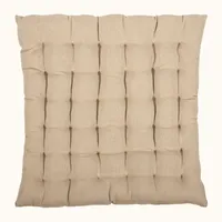 PAD Sitzkissen PAD "LEDA", beige, B:40cm L:40cm, Baumwolle, Dekokissen_Sitzkissen_Kissenhüllen,