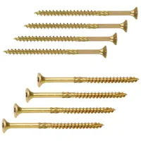 Klimas Holzschrauben Torx - Spanplattenschrauben Gelb - Senkkopfschrauben -