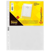 IDENA 376002 - Prospekthülle DIN A4 Format, genarbt, 40μ,