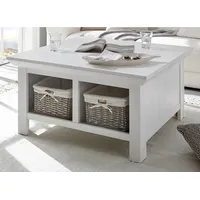 Furn.design Couchtisch Hooge in Pinie weiß Landhaus Beistelltisch mit