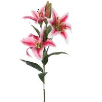 Mica decorations Kunstblume Lilienstiel Stargazer (Höhe: 75 cm, Rosa,