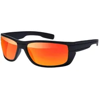 BEZLIT Herren Sport Sonnen Brille Polarisiert Biker Rechteckig Matt