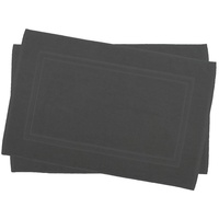 Julie-julsen Badematte Doppel Rahmen, 50 x 80 cm, anthrazit,