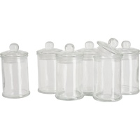 VBS XXL Vorratsgläser 6 Stück 11x6cm 120ml - Transparent