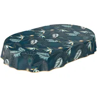 ANRO Wachstuchtischdecke abwaschbar Garten Tischdecke Wachstuch Rund Oval Eckig
