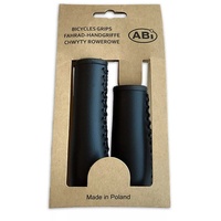 ABI Leder-Fahrradgriffe - 120mm und 95mm farblos ONE SIZE