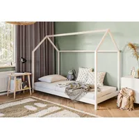 Kids Collective Hausbett Kinderbett 90x200 cm Bett mit Lattenrost