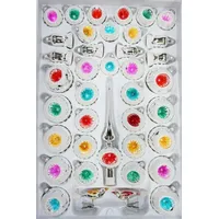 Navidacio 39 TLG. Glas-Weihnachtskugeln Set in Hochglanz Vintage Silver