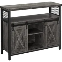 VASAGLE Sideboard, Küchenschrank, Aufbewahrungsschrank, mit 2 Schiebetüren, 33 x