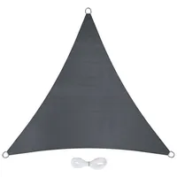 Jardinion Sonnensegel Dreieck 3,6 x 3,6 x 3,6m Grau