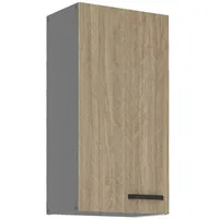 Küchen-Preisbombe Hängeschrank 45 cm mit Beleuchtung Fischgrät matt