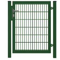 Fa-bausysteme Gartentor für Doppelstabmattenzäune Voll-Rahmen Moosgrün 150 cm x
