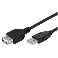 Vivanco USB 2.0 kompatibles Verlängerungskabel, 1,8m (45227)