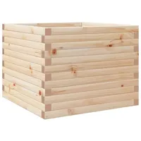 VidaXL Pflanzkübel Massivholz Kiefer Natürliche Kiefer Größe: 60 x